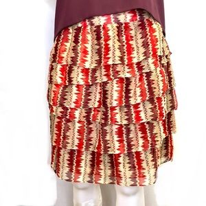 Women Anna Sui for Anthropologie mini skirt sz 4